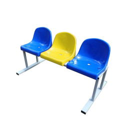 Скамейка для запасных игроков 3 места (Многоместные секции)