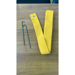 Разметка площадки для бадминтона 13.4х6.1м - жёлтый (ленты)