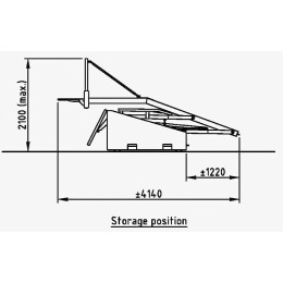 Стойка баскетбольная SAM 225 CLUB