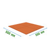 Антирикошетное покрытие 500x500x40мм