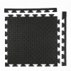 Усиленный черный мат-пазл 48х48 см, 8 мм (High Density)
