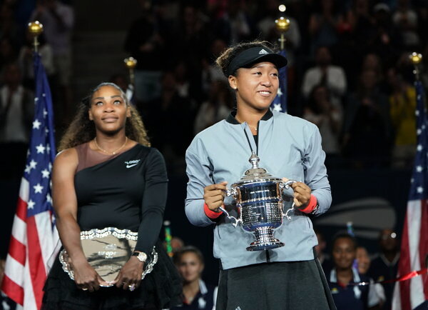 Наоми Осака против Серены Уильямс, Открытый чемпионат США 2018, фотография к факту